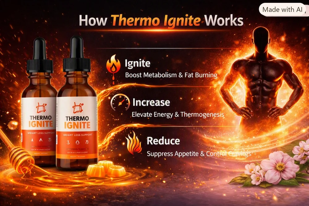 ThermoIgnite brand infographic: how the formula works